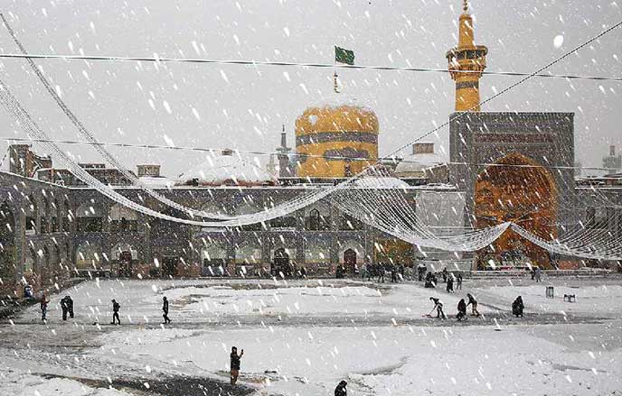 سفر به مشهد در زمستان 